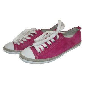 Prada Pink Suede Sneakers - AUTHENTICATED - Size 36 - US women's 6